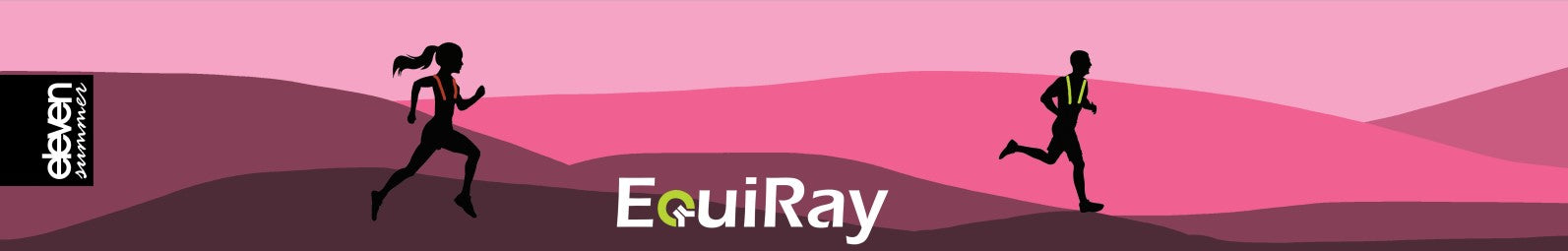 Sportovní čelenka EquiRay růžová - vzor